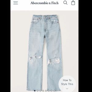 90s Straight Ultra High Rise Jeans